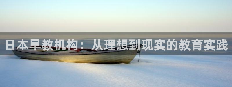 李天顺讲娱乐：日本早教机构：从理想到现实的教育实践