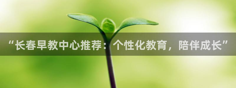 天顺娱乐瞻3300：“长春早教中心推荐：个性化教育，陪伴成长”