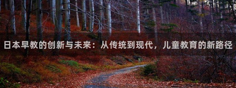 天顺娱乐丝砂70648：日本早教的创新与未来：从传统到现代，儿童教育的新路径
