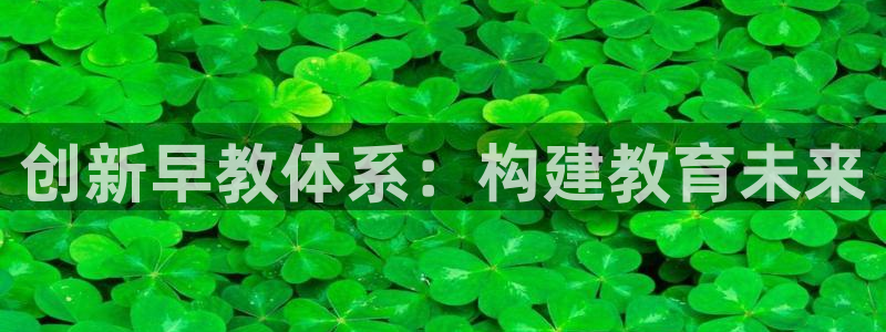 天顺娱乐荷 66 6：创新早教体系：构建教育未来