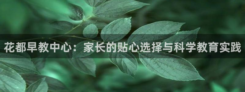 天顺娱乐21j判官333OO：花都早教中心：家长的贴心选择与科学教育实践