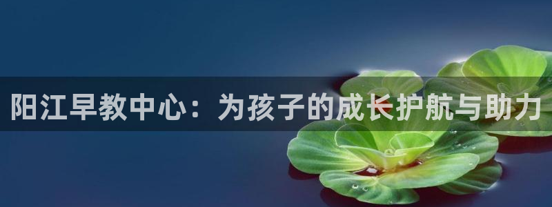 天顺娱乐负责人干门pg29999:阳江早教中心:为孩子的成长护航与助力