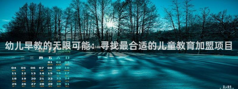 天顺娱乐20h判官333OO：幼儿早教的无限可能：寻找最合适的儿童教育加盟项目