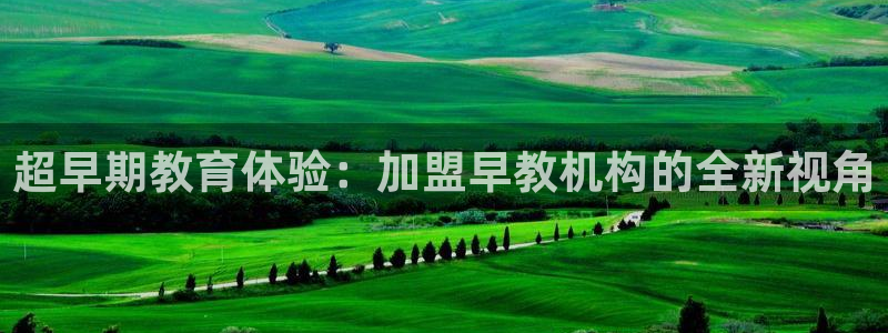 天顺娱乐丈六七五一38：超早期教育体验：加盟早教机构的全新视角