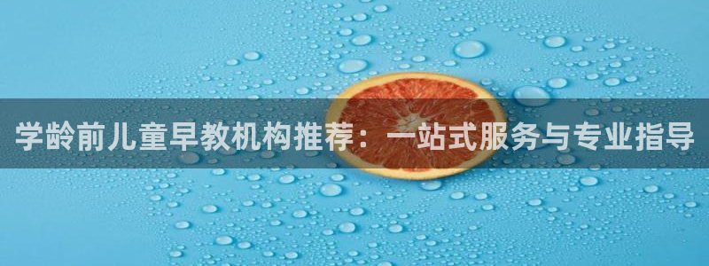 天顺娱乐阝税29999:学龄前儿童早教机构推荐:一站式服务与专业指导