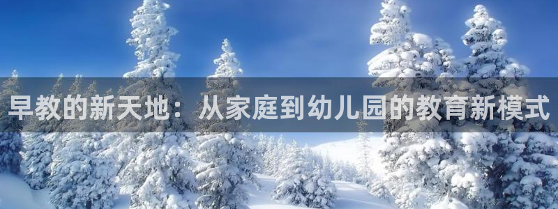 天顺娱乐沿943994：早教的新天地：从家庭到幼儿园的教育新模式