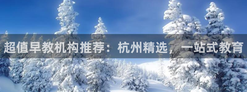 天顺娱乐_ c招a商77130：超值早教机构推荐：杭州精选，一站式教育